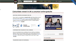 Desktop Screenshot of e-romania.co.uk